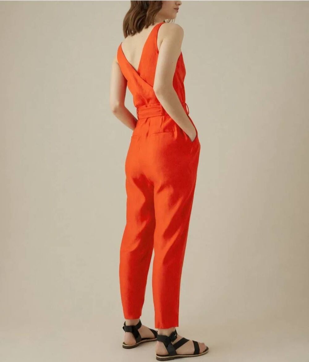 Karen Millen Clinched Waist Jumpsuit
